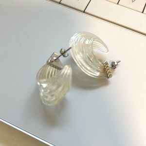 Plastic Hoop Earrings